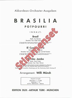 Cover Brasilia: für Akkordeonorchester Stimmenset (4-4-5-4)
