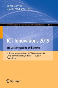 Cover ICT Innovations 2019. Big Data Processing and Mining