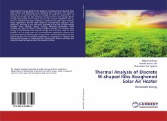 Thermal Analysis of Discrete W-shaped Ribs Roughened Solar Air Heater