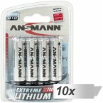 10x4 Ansmann Extreme Lithium Mignon AA LR 6