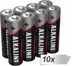 10x8 Ansmann Alkaline Mignon AA LR 6-red-line 5015280