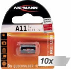 10x1 Ansmann A 11 LR 11