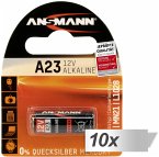 10x1 Ansmann Alkaline A23 12 V f. Fernbedienungen 10x1 Ansmann Alkaline A23 12 V f. Fernbedienungen