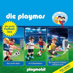 Die Playmos - Das Original Playmobil Hörspiel, Die grosse Fussball-Box, Folgen 7, 51, 60 (MP3-Download) - X.Rost, Simon; Bredel, David; Fickel, Florian