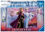 Ravensburger 12868 - Disney Frozen II, Starke Schwestern, Die Eiskönigin, Puzzle, Glitter 100 XXL-Teile