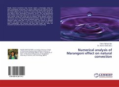 Numerical analysis of Marangoni effect on natural convection