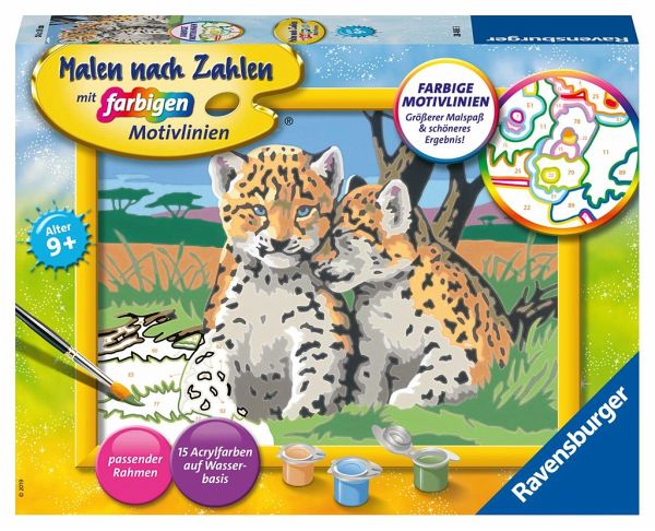 Ravensburger Malen nach Zahlen 28486 - Kleine Leoparden - Kinder ab 9  Jahren / … - Bei bücher.de immer portofrei