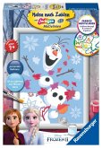 Ravensburger 28484 - Malen nach Zahlen, Disney Frozen II, Fröhlicher Olaf, Malset