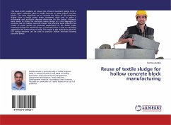 Reuse of textile sludge for hollow concrete block manufacturing - Asratie, Demlie