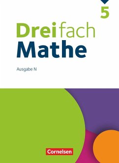 Dreifach Mathe 5. Schuljahr. Niedersachsen - Schülerbuch - Wennekers, Udo;Verhoeven, Martina;Heckner, Klaus