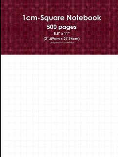 500 Page 1cm Square Notebook - Mizzi, Adrian