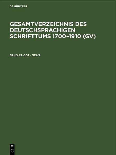 Got - Gram (eBook, PDF) Got - Gram (eBook, PDF)