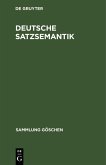 Deutsche Satzsemantik (eBook, PDF)