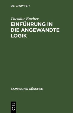 Einführung in die angewandte Logik (eBook, PDF) - Bucher, Theodor