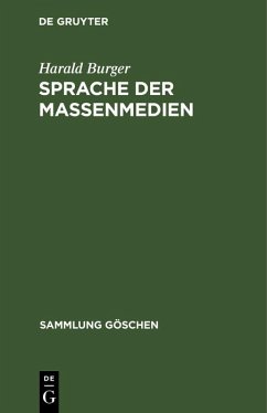 Cover Sprache der Massenmedien (eBook, PDF)