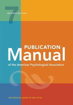 Cover Publication Manual (Official) 7th Edition of the American Psychological Association