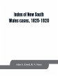 Index of New South Wales cases,... - Bild 1