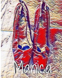 Manica Red Pumps Clinton in Blue Dress creative Journal coloring book - Huhn, Michael Huhnmichael