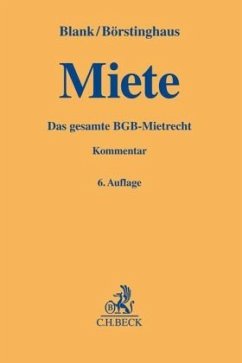 Miete - Blank, Hubert;Börstinghaus, Ulf P.