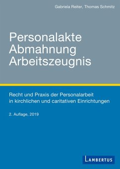 Personalakte Abmahnung Arbeitszeugnis (eBook, PDF) - Reiter, Gabriela; Schmitz, Thomas