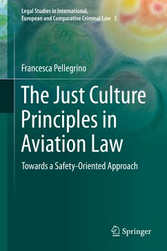 The Just Culture Principles in Aviation Law (eBook, PDF) - Pellegrino, Francesca