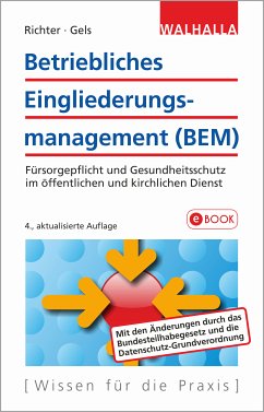 Betriebliches Eingliederungsmanagement (BEM) (eBook, ePUB) - Richter, Achim; Gels, Raymund