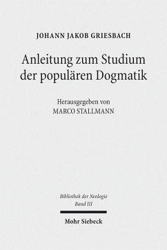 Anleitung zum Studium der populären Dogmatik (eBook, PDF) - Griesbach, Johann Jakob