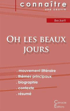 Fiche de lecture Oh les beaux jours de Samuel Beckett (Analyse littéraire de référence et résumé complet) - Beckett, Samuel