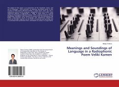 Meanings and Soundings of Language in a Radiophonic Poem Veliki Kamen