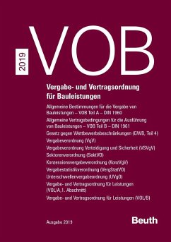 VOB Zusatzband 2019 (eBook, PDF)