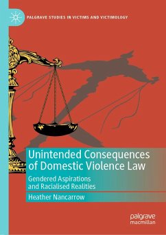 Unintended Consequences of Domestic Violence Law (eBook, PDF) - Nancarrow, Heather