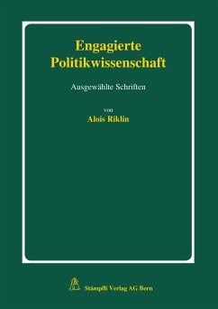 Engagierte Politikwissenschaft (eBook, PDF) - Riklin, Alois