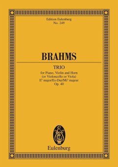 Trio Eb major (eBook, PDF) - Brahms, Johannes
