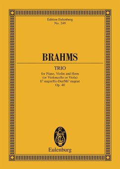 Trio Eb major (eBook, PDF) - Brahms, Johannes