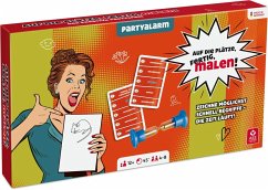 ASS 22597397 - PARTYALARM-Auf die Plätze, fertig, malen! Partyspiel