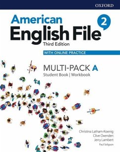 American English File: Level 2: Student Book/Workbook Multi-Pack A with Online Practice - Latham-Koenig, Christina; Oxenden, Clive; Lambert, Jerry; Seligson, Paul