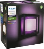 Philips Hue Econic quadratisch LED Wandleuchte schwarz