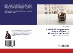 Individual Savings As A Means of Poverty Alleviation in Zambia - Malilwe, Shamu