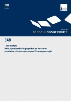 Cover Bedarfsgerechte Rohbiogasproduktion durch eine modellunterstützte Anpassung der Fütterungsstrategie