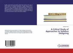 A Critical Study of Approaches to Syllabus Designing