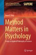 Method Matters in Psychology - Bild 1