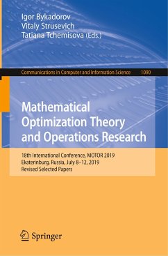 Mathematical Optimization Theory and Operations Research