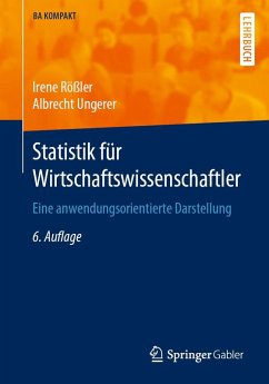 Statistik für Wirtschaftswissenschaftler (eBook, PDF) - Rößler, Irene; Ungerer, Albrecht