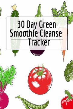 30 Day Green Smoothie Cleanse Tracker - Green, Ginger