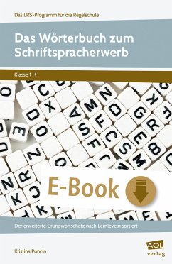 Das Wörterbuch zum Schriftspracherwerb (eBook, PDF) - Poncin, Kristina