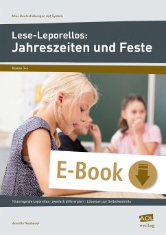 Lese-Leporellos: Jahreszeiten und Feste Kl. 3/4 (eBook, PDF) - Neubauer, Annette