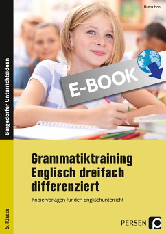 Grammatiktraining Englisch 5. Klasse (eBook, PDF) - Hoof, Hanna