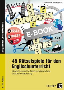 45 Rätselspiele für den Englischunterricht (eBook, PDF) - Schütz, Wolfgang
