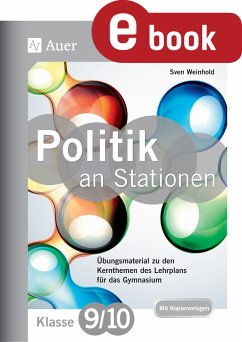 Politik an Stationen 9-10 Gymnasium (eBook, PDF) - Weinhold, Sven