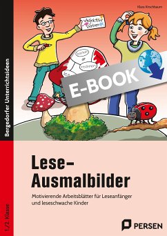 Lese-Ausmalbilder (eBook, PDF) - Kirschbaum, Klara